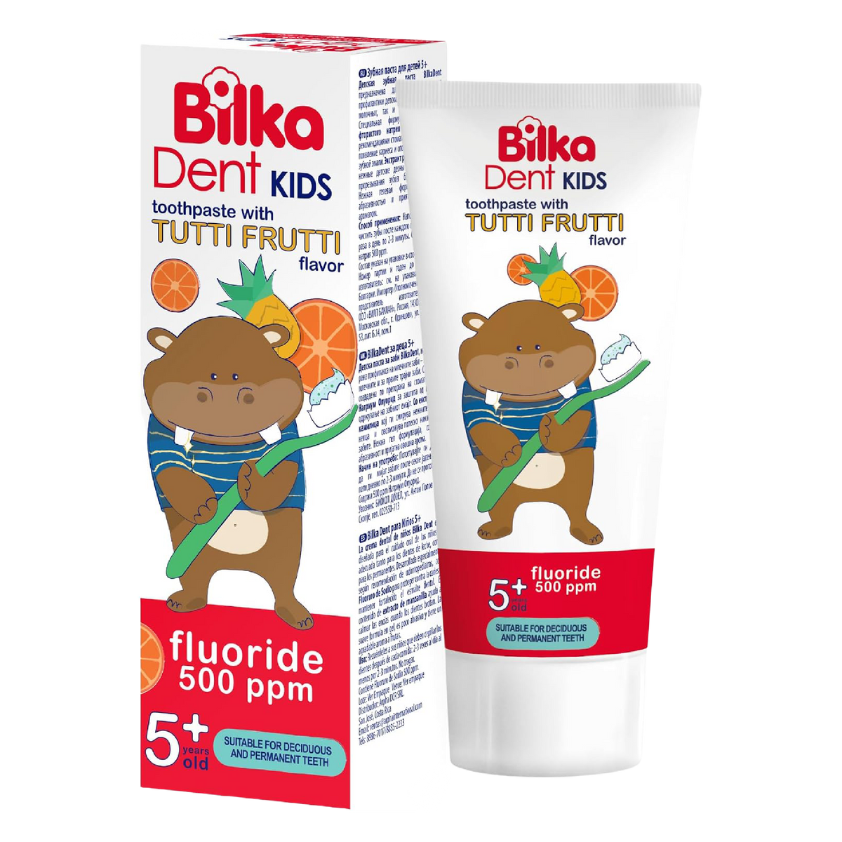 Crema Dental de Niños Bilka Homeopathy 5+ CON FLÚOR
