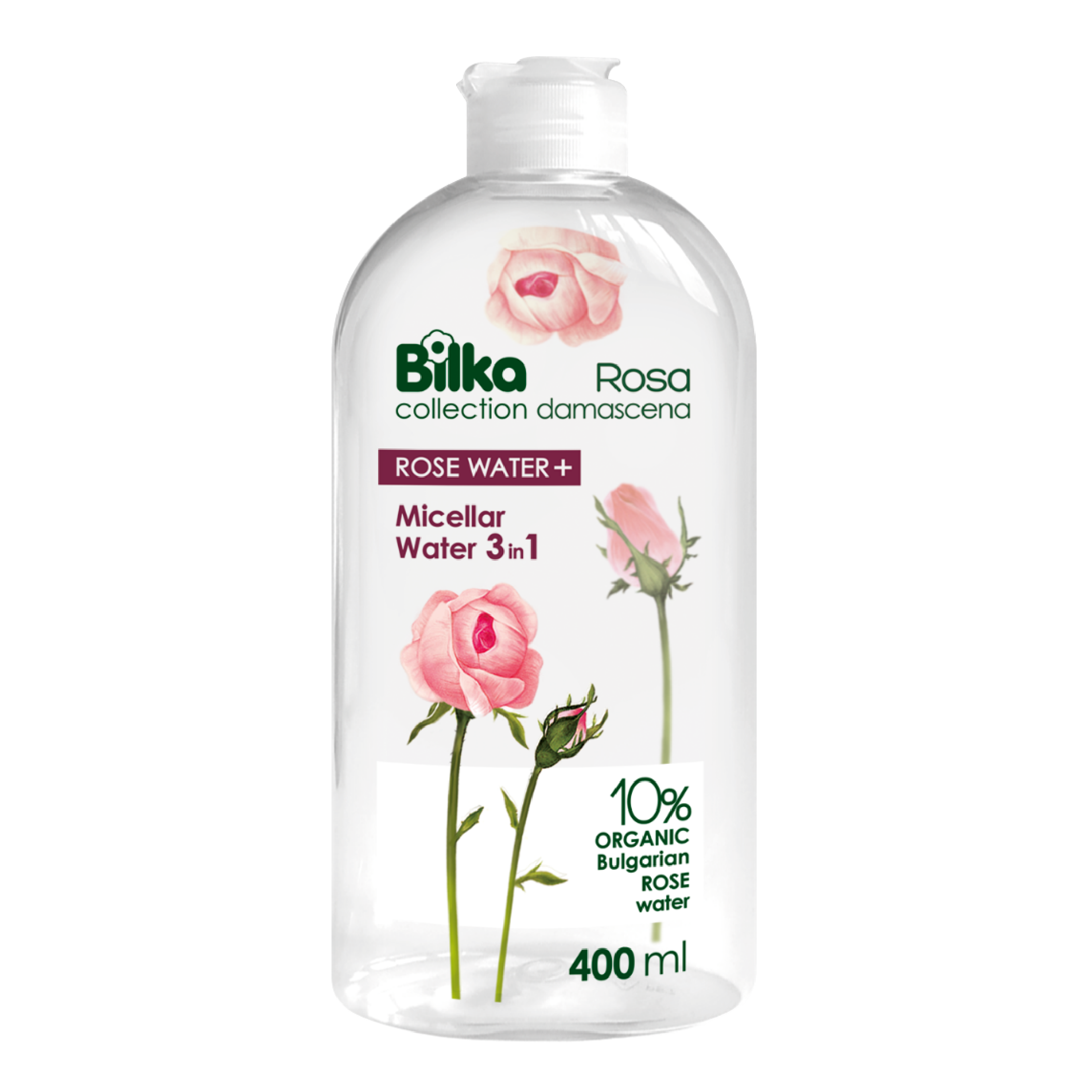 Agua Micelar 3 en 1 Rosa Damascena 400ml