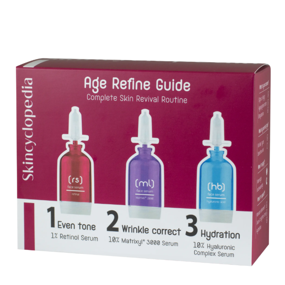 SKC Age perfect Set 3 sueros faciales de 15 ml.