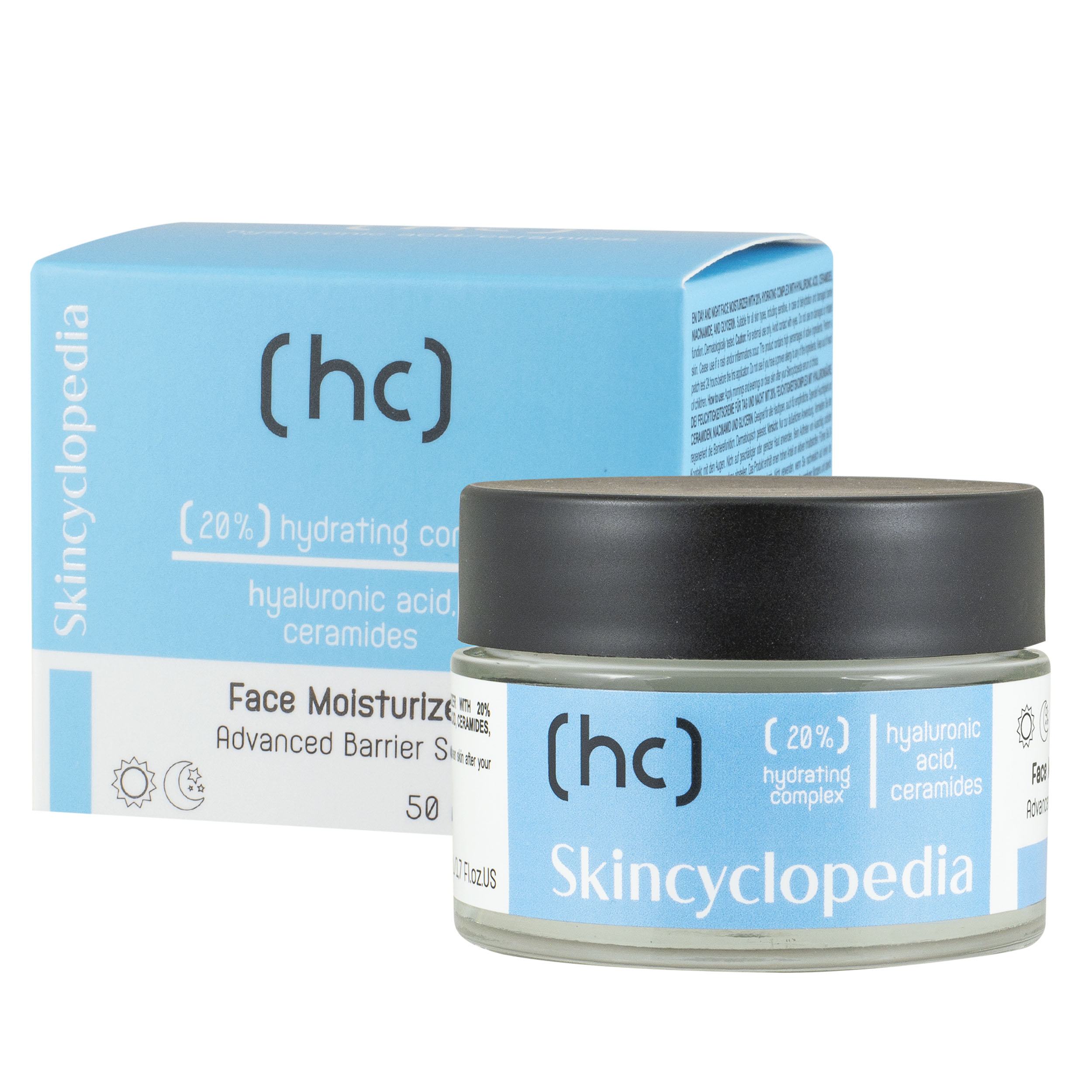 SKC Crema Facial de dia y de noche con 20% de complejo hidratante