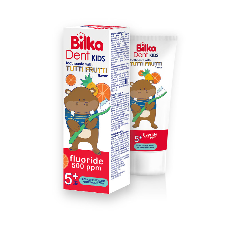 Crema Dental de Niños Bilka Homeopathy 5+ CON FLÚOR